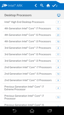 Intel ARK, Menyajikan Spesifikasi Lengkap Produk Intel
